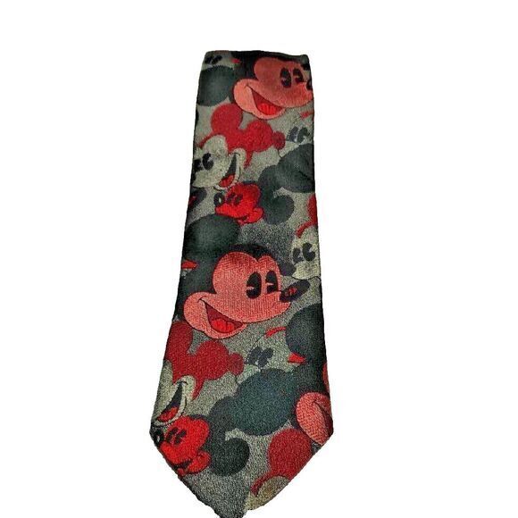 Mickey &‎ Co, Balancine Inc The Tie Works, Mickey Mouse, Disney, 100% Silk Tie - Picture 4 of 4
